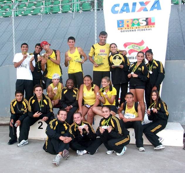Itajaí conquista segundo lugar geral no Campeonato Caixa de Atletismo Juvenil