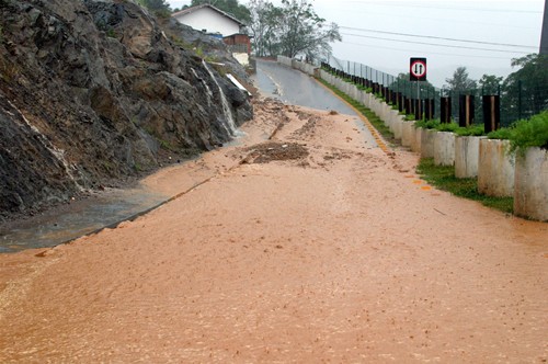 Muita chuva e caos na terça-feira