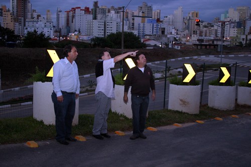 Equipe realiza vistoria preliminar do morro do Cristo Luz