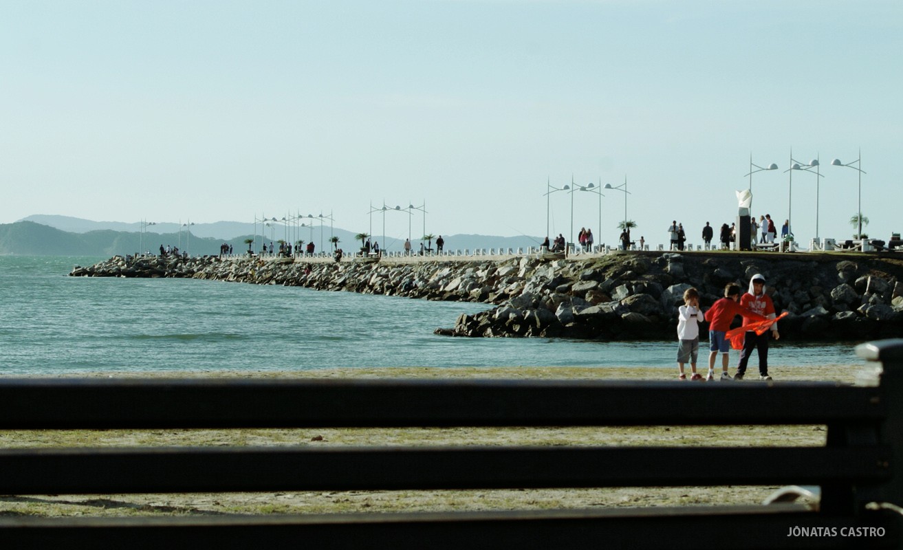 Molhe da Barra Sul em Balneário Camboriú