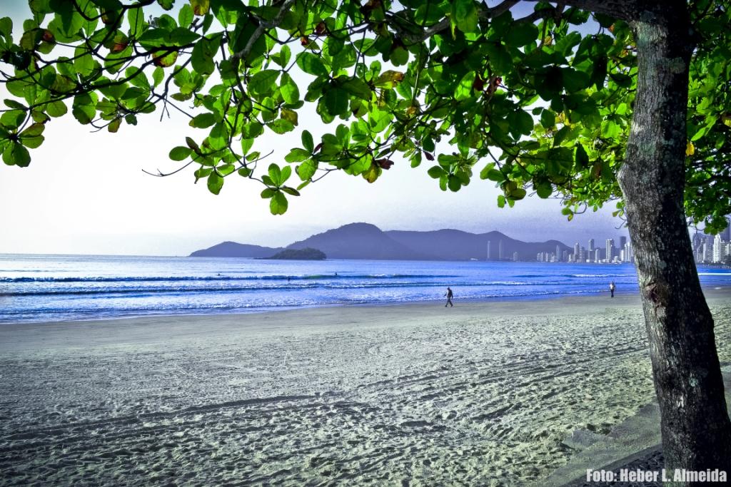 Amanhecer na praia central