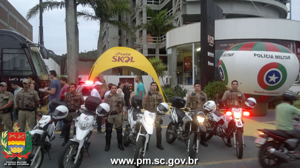 Segurança do público no show do FatBoy Slim foi garantida pela PM, GM e ATs 1 Divulgação / Polícia Militar