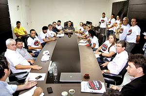 Vereadores receberam SISEMBC nesta quarta-feira 1 Foto: Orval Molina