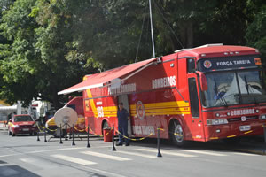 Gideões: Bombeiros instalam Auto Posto de Comando em Camboriú 1 Divulgação / Prefeitura de Camboriú