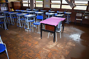 Cinco unidades de ensino tiveram aulas suspensas em Itajaí