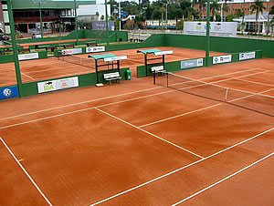 Itajaí será palco da 5ª Copa Santa Catarina de Tênis 1 Copa SC será nas quadras do Itamirim. Foto: Marcelo Roggia