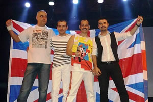 Banda Queen Real Tribute direto da Europa para o palco do Didge 1 queen