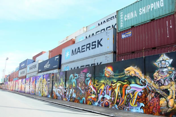 Grafite Portuário reúne 36 artistas de sete estados brasileiros 1 grafite