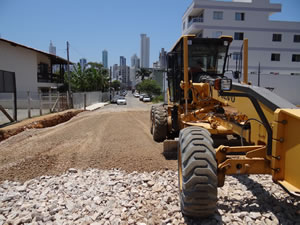 Rua Islândia é ligada ao binário 1 Foto: Gerusa Florêncio