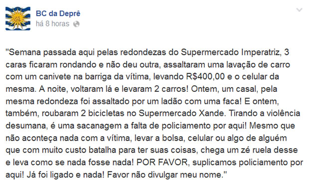 Facebook / Reprodução