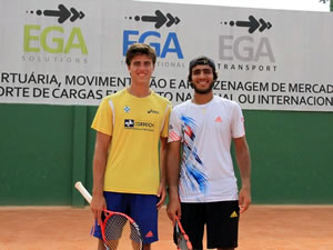 João Menezes e Eduardo Russi - ADK Tennis. Foto: Marcelo Roggia