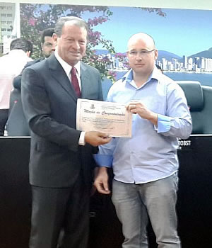 DIC BC é homenageada pela Câmara de Vereadores 1 Foto: DIC BC / Divulgação