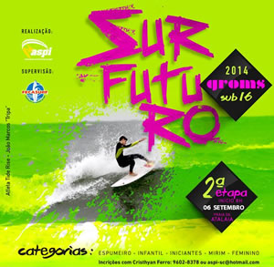 Praia da Atalaia recebe a 2º etapa do Surfuturo Groms 2014