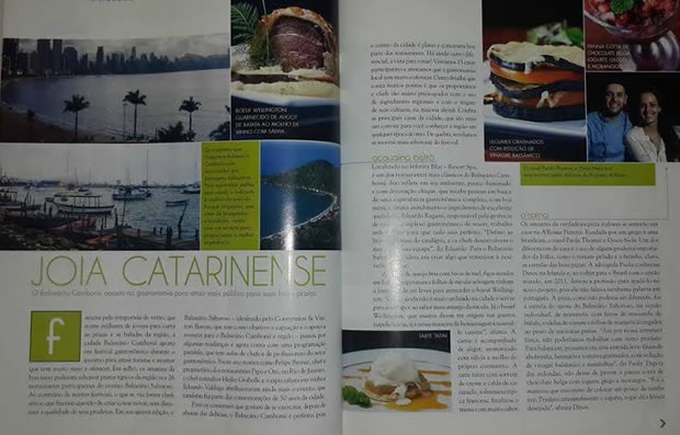 Gastronomia de Balneário Camboriú é destaque em revista nacional