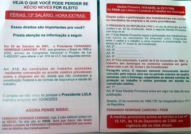 terrorismo eleitoral - panfleto