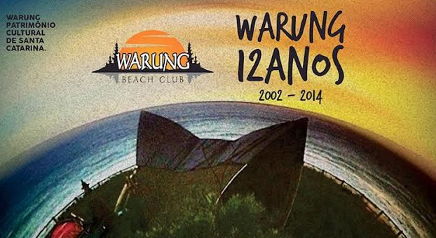 Warung comemora 12 anos com duas festas incríveis