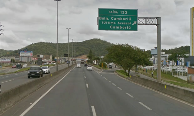 Local onde aconteceu o acidente. Crédito: Google Street View