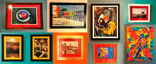 Café Cultura recebe exposição da Galeria de Arte Imagem Cultural