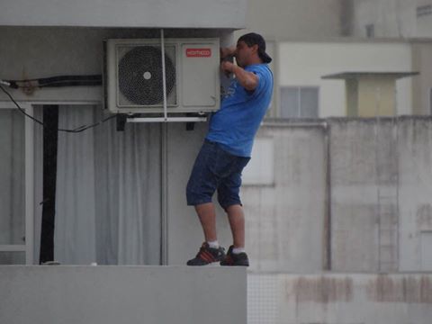 Trabalhadores sem equipamento de segurança