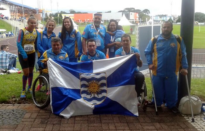 Atletas paralímpicos de BC se destacam no Circuito Caixa em Curitiba