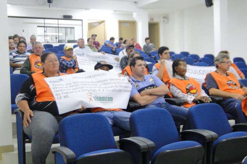 Adicional de insalubridade é aprovado em primeira votação em Camboriú