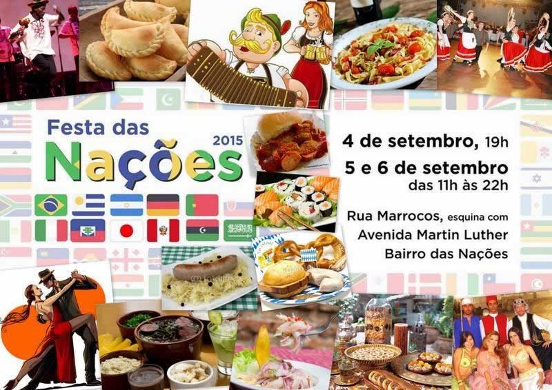 Festa das Nações começa nesta sexta-feira, 4 de setembro