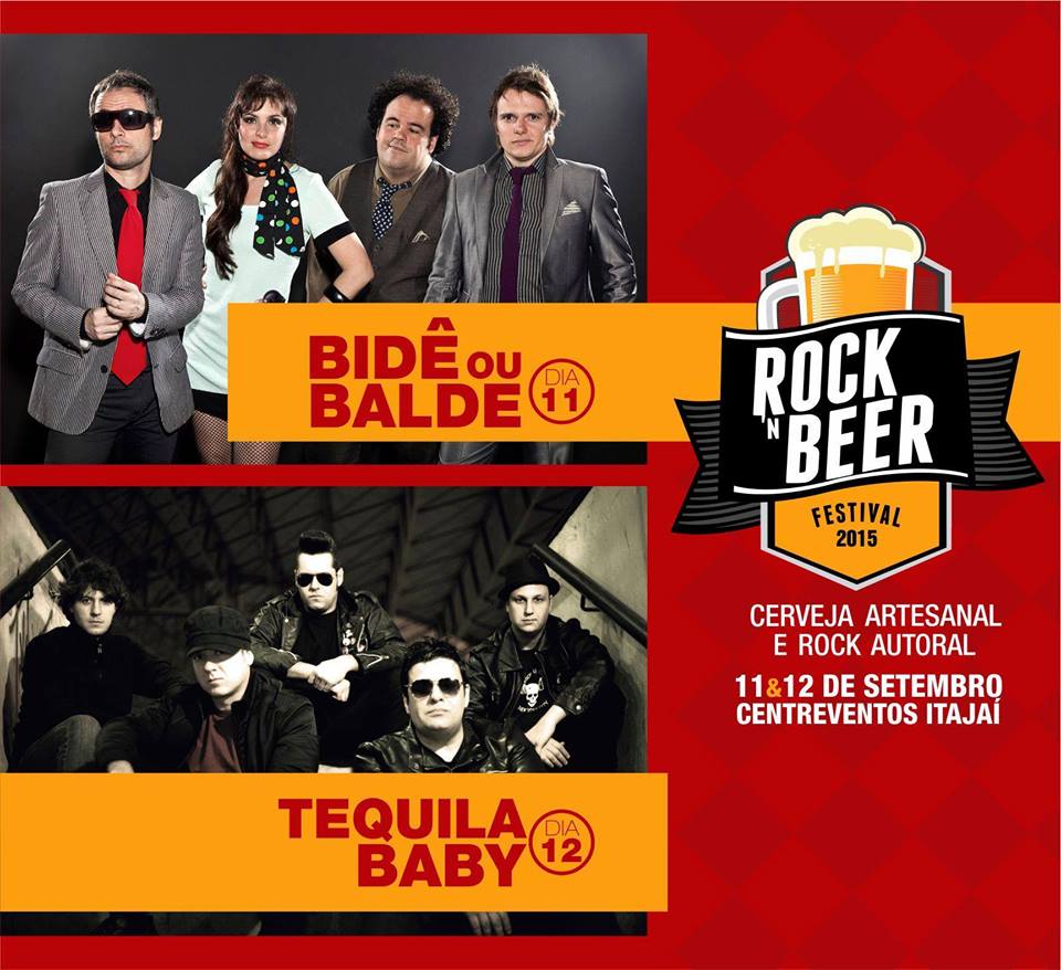 Festival Rock’n Beer acontece nos dias 11 e 12 de setembro em Itajaí
