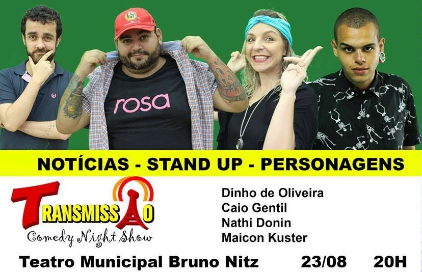 Transmissão Comedy Night Show estreia em Balneário Camboriú