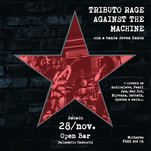 Sábado tem tributo à Rage Against the Machine no Open Bar