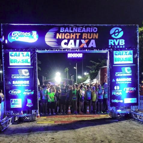 Balneário Night Run reúne mais de 1200 competidores