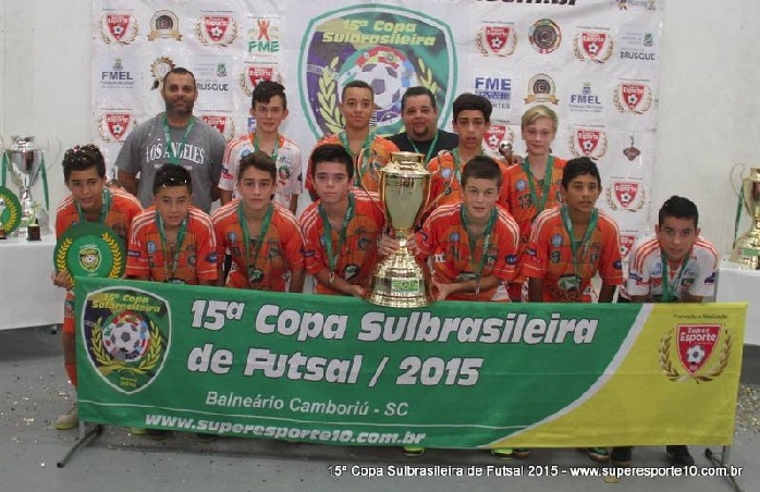 Equipe de Camboriú conquista o Campeonato Catarinense de Futsal