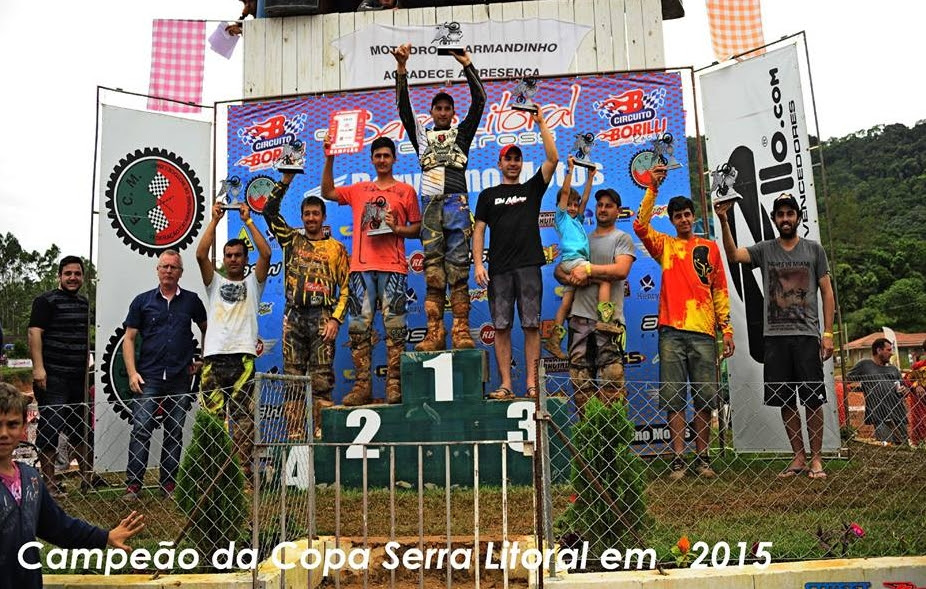 Piloto camboriuense é bicampeão da Copa Serra Litoral de Velocross