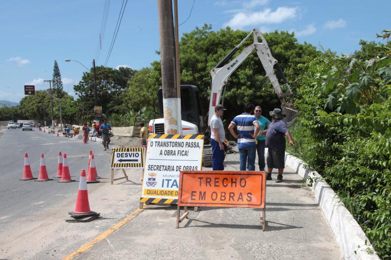 Obras dos Caminhos de Cabeçudas foram retomadas 1 (Victor Schneider / Divulgação)