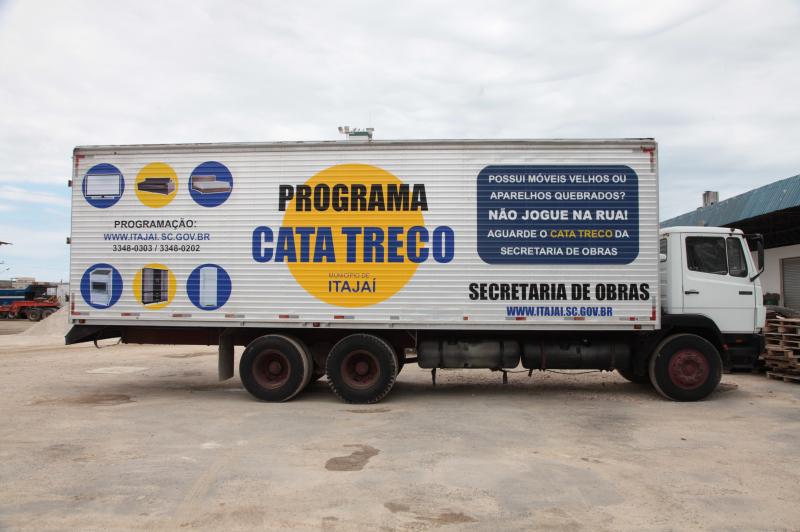 Caminhão “Cata Treco” vai circular pelas ruas de Itajaí 1 ( Victor Schneider / Divulgação)