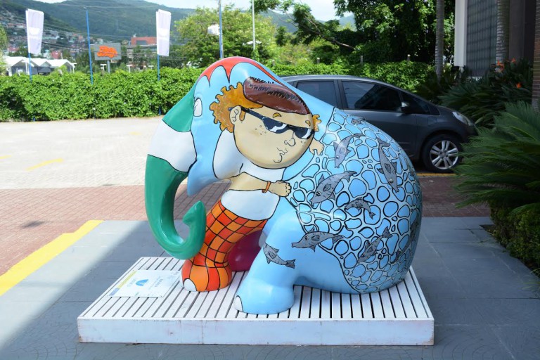 Atlântico Shopping recebe obra da Elephant Parade 2015