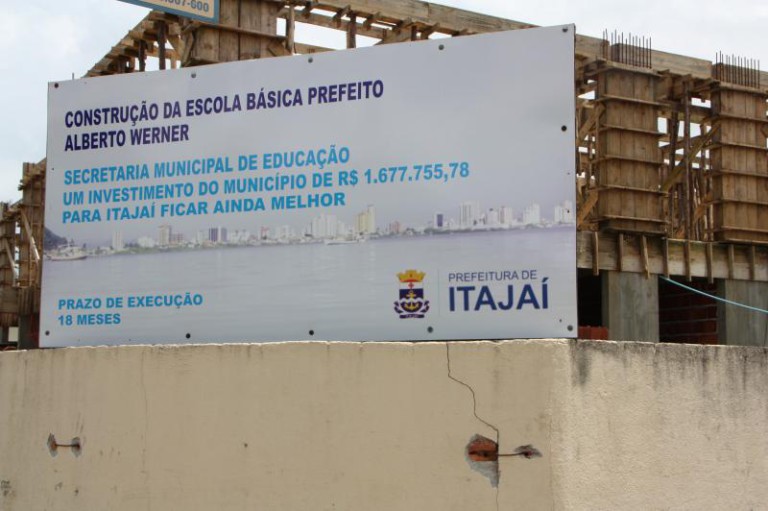 Itajaí investe quase R$ 4,5 milhões em construções, ampliações e reformas na Rede de Ensino