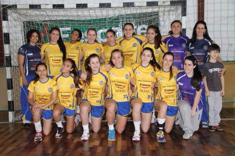 Handebol feminino de Itajaí participa de Copa SC 1 (Divulgação)