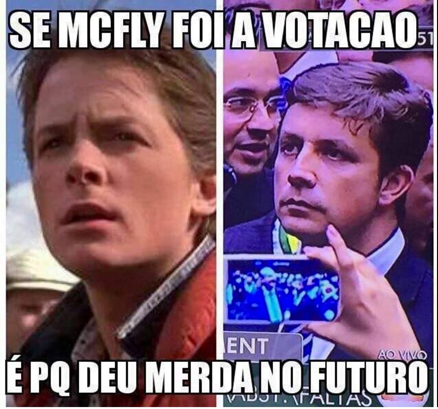 Algumas pessoas acharam Fabrício parecido com o personagem Mc Fly do filme 'De Volta Para o Futuro'.