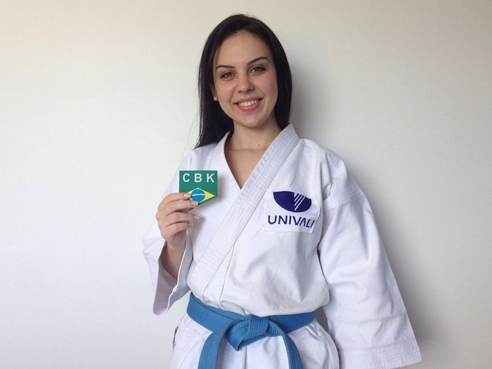 Atleta da Univali representa o Brasil no Pan-Americano de Karatê 1 (Divulgação)