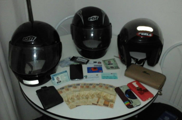 Polícia sai para atender briga de casal e descobre que eles haviam cometido três roubos
