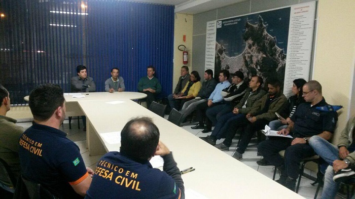 Defesa Civil realiza reunião para definir Plano de Contingência 1 (Arquivo PMBC / Divulgação)