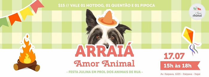 Associação Amor Animal promove Arraial beneficente