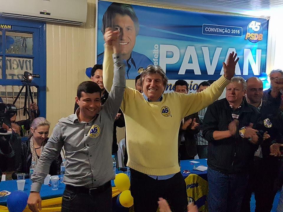 Convenção do PSDB confirma Pavan como candidato a prefeito de Balneário Camboriú