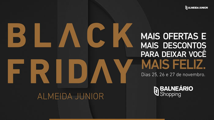 Balneário Shopping terá três dias de Black Friday