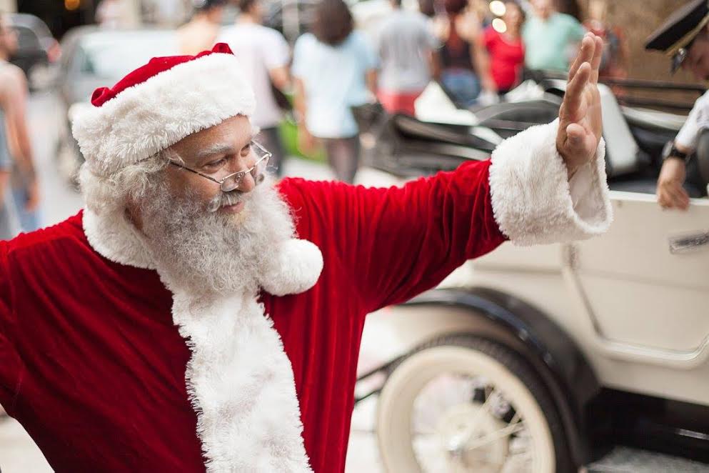 Papai Noel chega neste domingo no Atlântico Shopping e vai realizar um sonho de infância