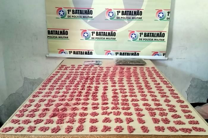 Polícia Militar apreende três mil comprimidos de ecstasy em Itajaí 1 3000 comprimidos de ecstasy