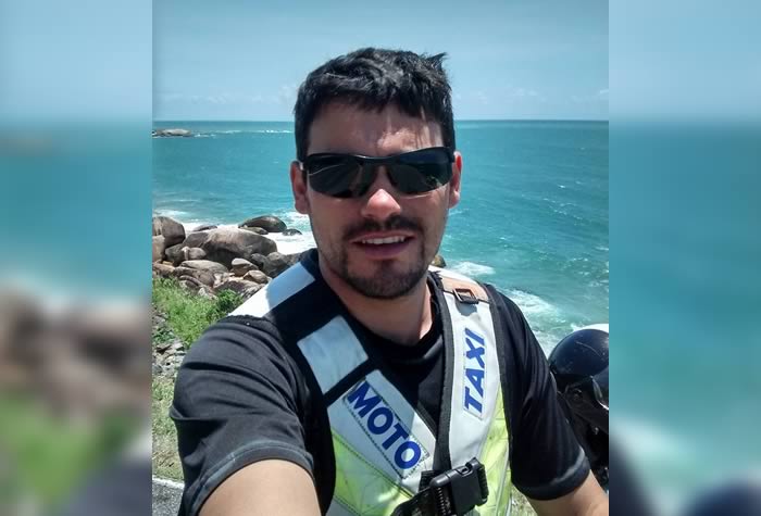 Morre mototaxista baleado em frente à rodoviária de Balneário Camboriú 1 paulo junior machado