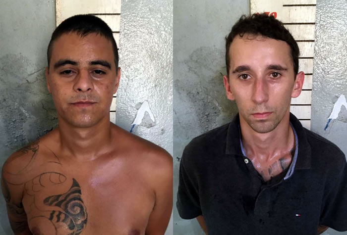 Suspeitos de furto são presos em flagrante com vários ‘chapolins’, na Quarta Avenida