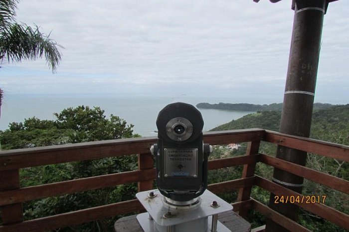 FAMAI instala lunetas de observação no Parque da Atalaia, em Itajaí