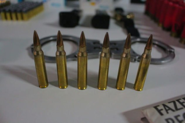 munições de fuzil